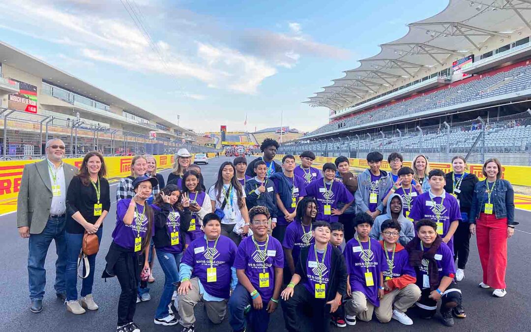 Boys & Girls Clubs of the Austin Area Youth Receive VIP Experience at Formula 1 US Grand Prix